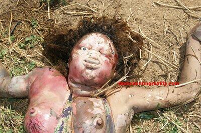 Pregnant Woman Stoned to Death