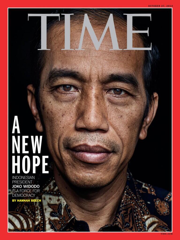 Gila Gan! Jokowi Masuk Majalah Time