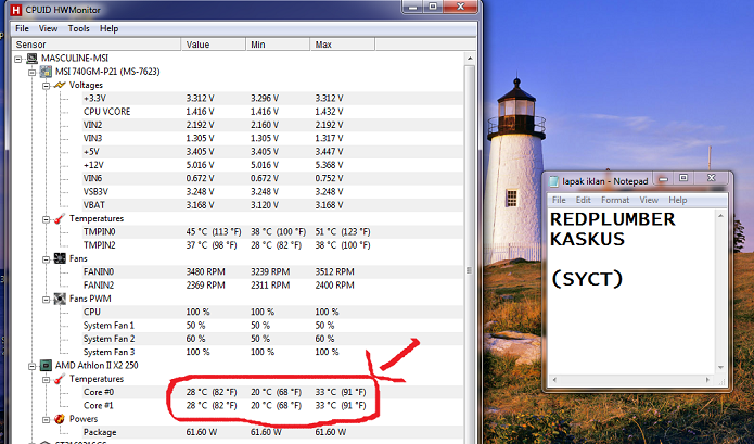 ▌▌▌ - Show Your CPU Temperatures - ▌▌▌