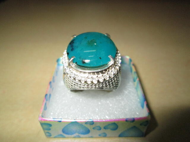 Terjual jual cincin batu bacan warna ijo tosca  body glass 