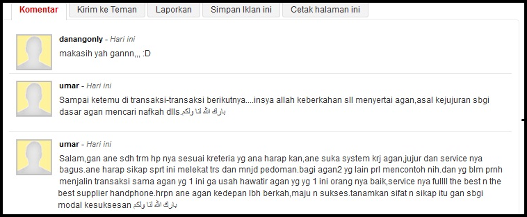 feedback / testimony danangonly2