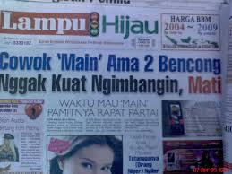 Kumpulan headline koran paling gokil !!! (BB 17++)