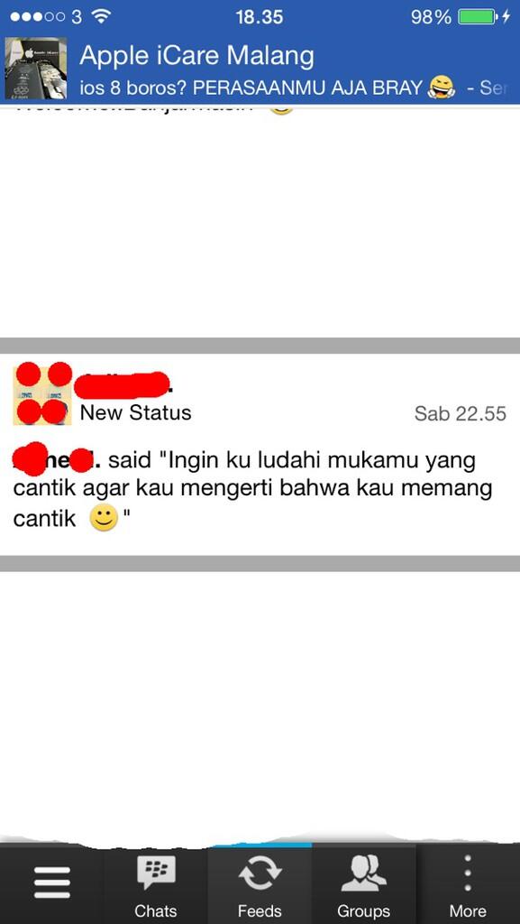 20 Status BBM Kocak Versi Ane