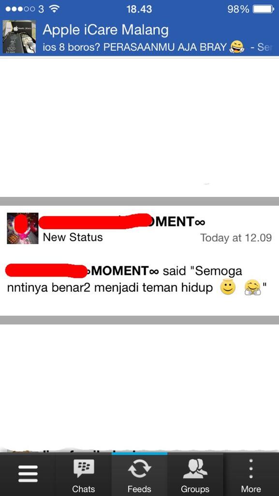 20 Status BBM Kocak Versi Ane