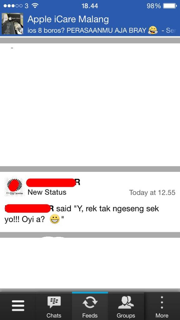 20 Status BBM Kocak Versi Ane