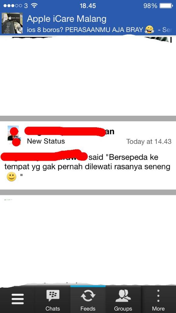 20 Status BBM Kocak Versi Ane