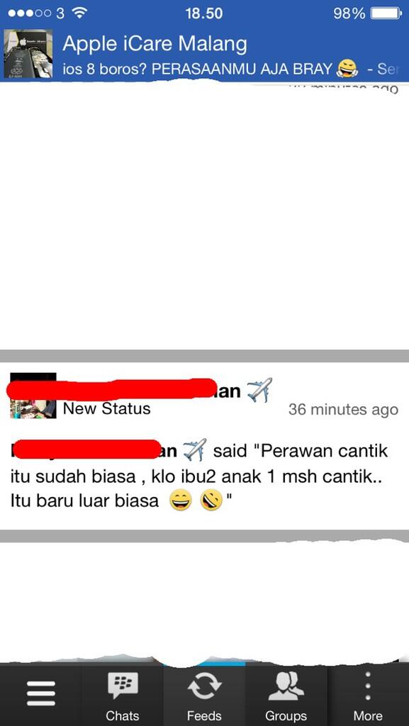 20 Status BBM Kocak Versi Ane