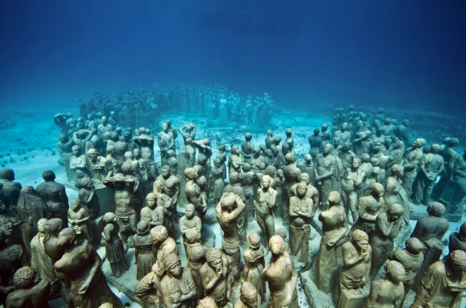 Museum Patung Bawah Laut Meksiko yang Sangat Indah