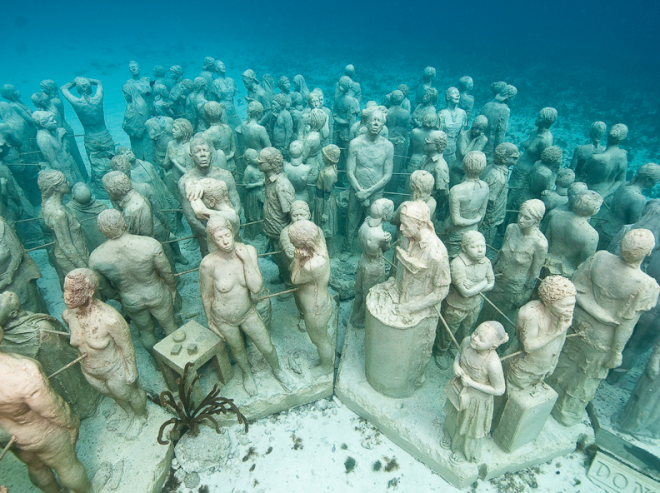 Museum Patung Bawah Laut Meksiko yang Sangat Indah