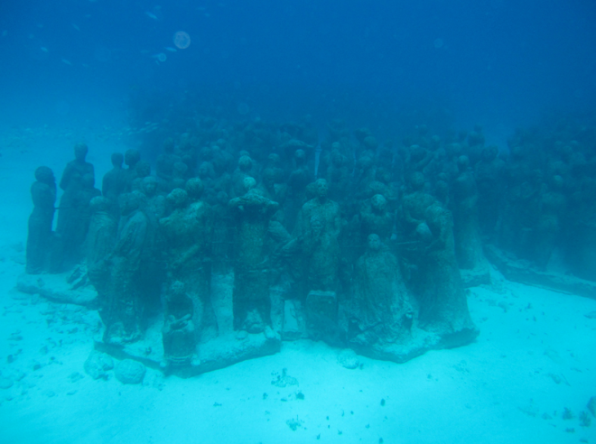 Museum Patung Bawah Laut Meksiko yang Sangat Indah