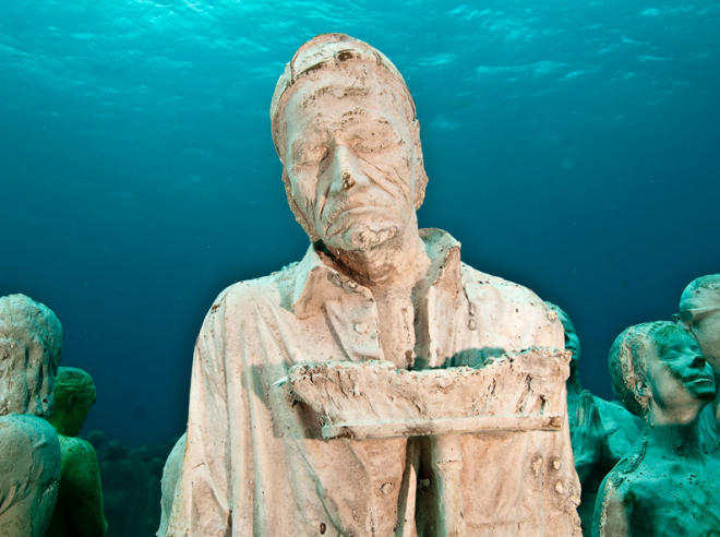 Museum Patung Bawah Laut Meksiko yang Sangat Indah