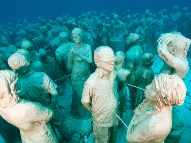 Museum Patung Bawah Laut Meksiko yang Sangat Indah