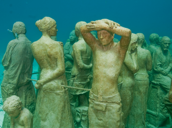 Museum Patung Bawah Laut Meksiko yang Sangat Indah