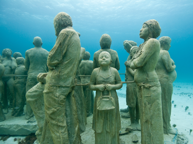Museum Patung Bawah Laut Meksiko yang Sangat Indah