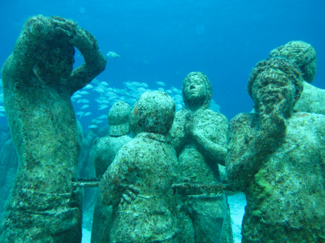 Museum Patung Bawah Laut Meksiko yang Sangat Indah