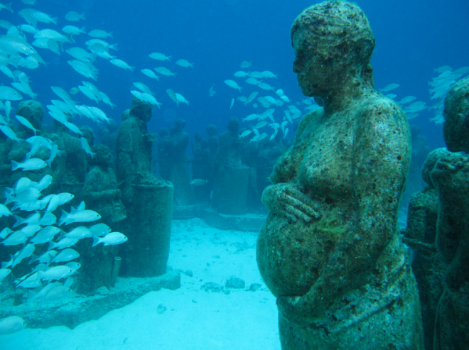 Museum Patung Bawah Laut Meksiko yang Sangat Indah