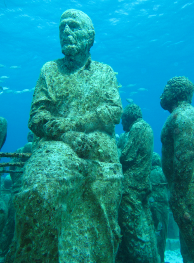 Museum Patung Bawah Laut Meksiko yang Sangat Indah