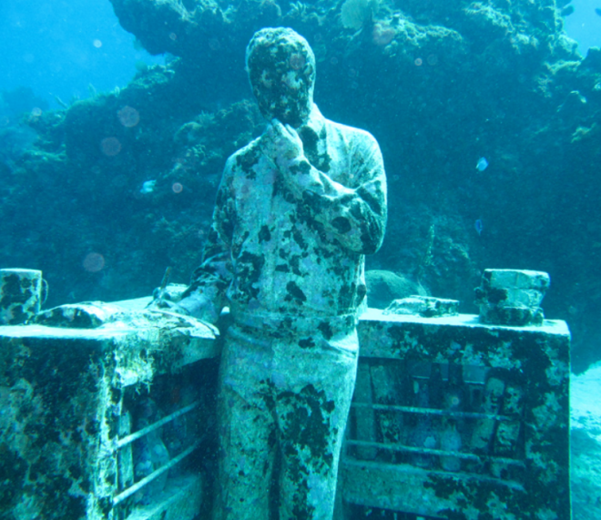 Museum Patung Bawah Laut Meksiko yang Sangat Indah