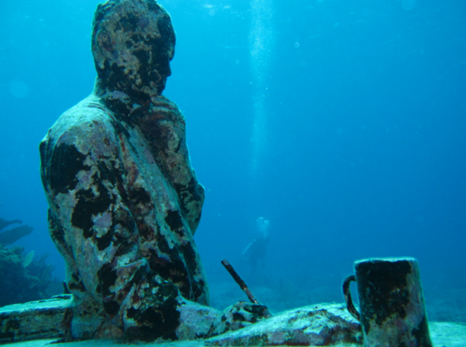 Museum Patung Bawah Laut Meksiko yang Sangat Indah