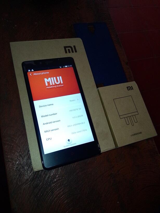 WTS: Xiaomi redmi note pemakaian 1 bulan mulus mampus like new