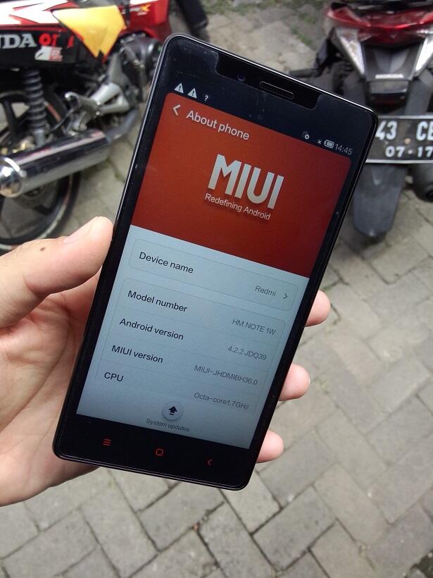 WTS: Xiaomi redmi note pemakaian 1 bulan mulus mampus like new