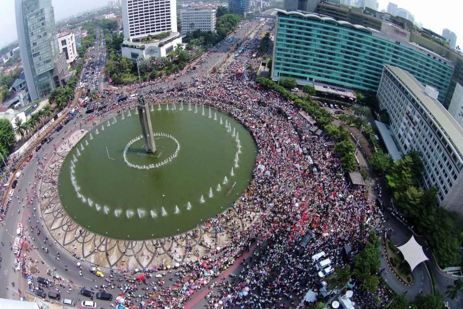 FOTO: Sejarah Baru! Syukuran Rakyat Menyambut Presiden Jokowi