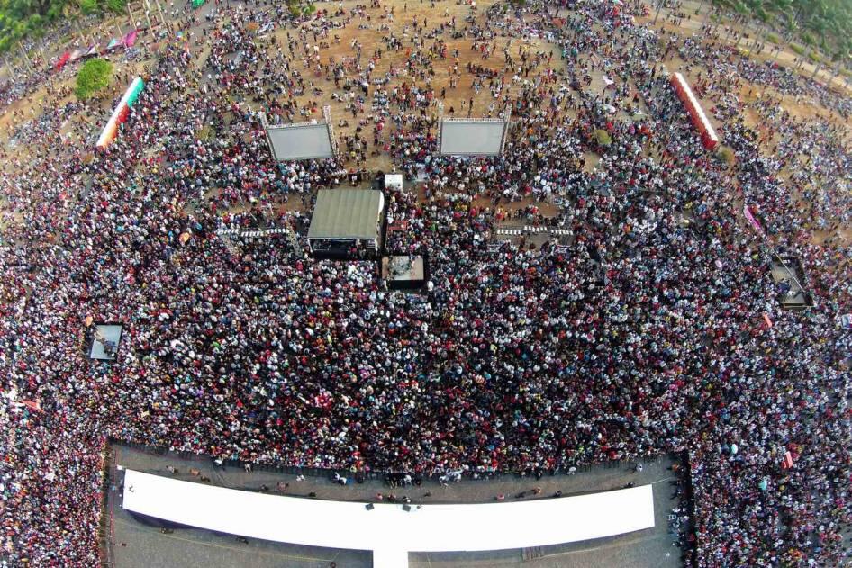 FOTO: Sejarah Baru! Syukuran Rakyat Menyambut Presiden Jokowi