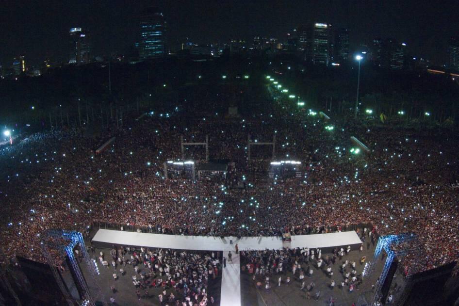 FOTO: Sejarah Baru! Syukuran Rakyat Menyambut Presiden Jokowi