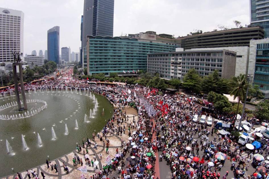 FOTO: Sejarah Baru! Syukuran Rakyat Menyambut Presiden Jokowi