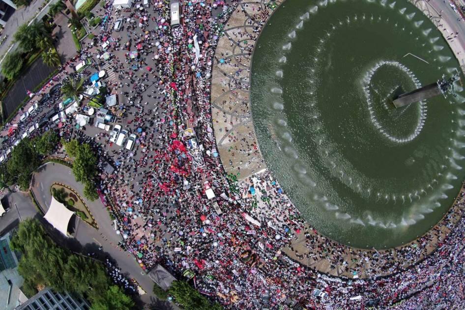 FOTO: Sejarah Baru! Syukuran Rakyat Menyambut Presiden Jokowi