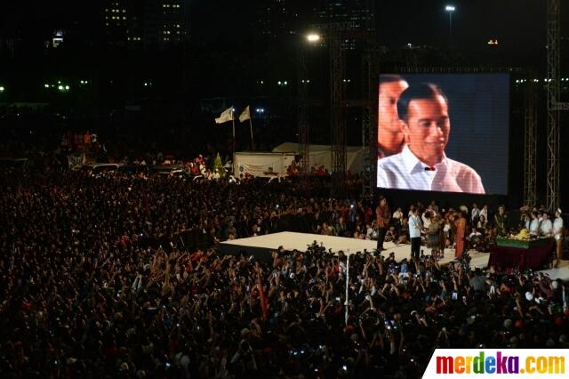 FOTO: Sejarah Baru! Syukuran Rakyat Menyambut Presiden Jokowi