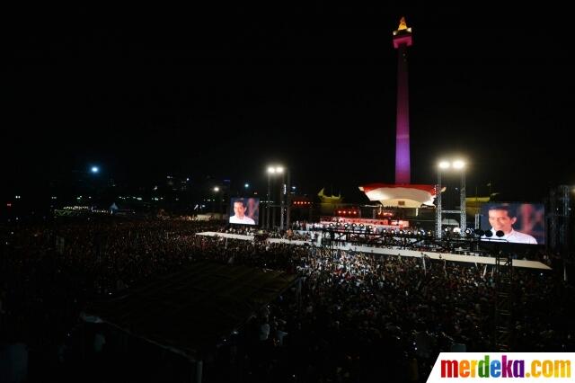 FOTO: Sejarah Baru! Syukuran Rakyat Menyambut Presiden Jokowi