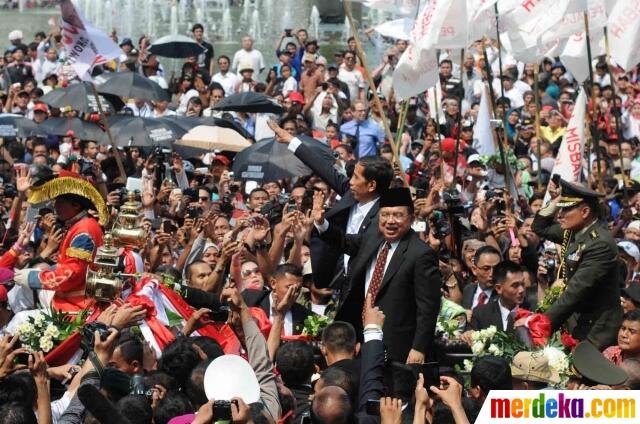 FOTO: Sejarah Baru! Syukuran Rakyat Menyambut Presiden Jokowi