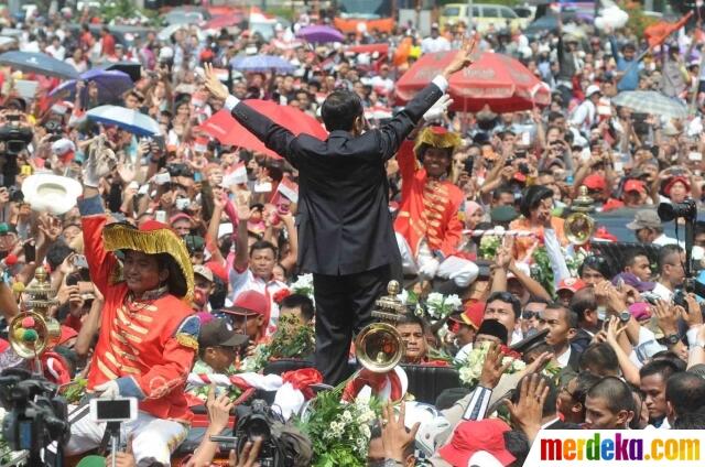 FOTO: Sejarah Baru! Syukuran Rakyat Menyambut Presiden Jokowi