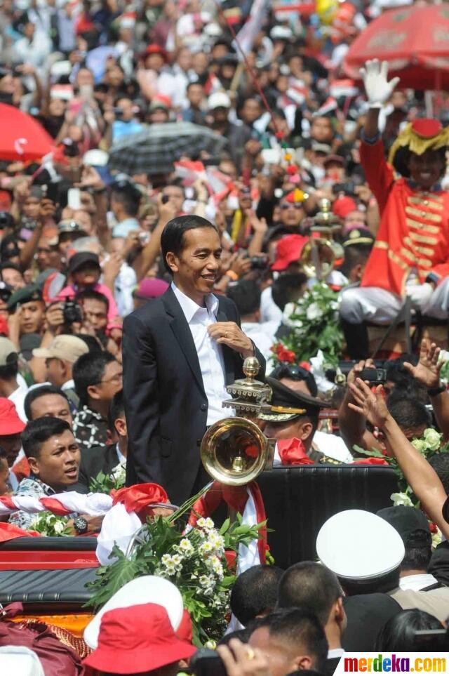 FOTO: Sejarah Baru! Syukuran Rakyat Menyambut Presiden Jokowi