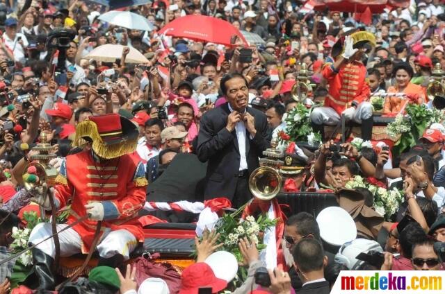 FOTO: Sejarah Baru! Syukuran Rakyat Menyambut Presiden Jokowi