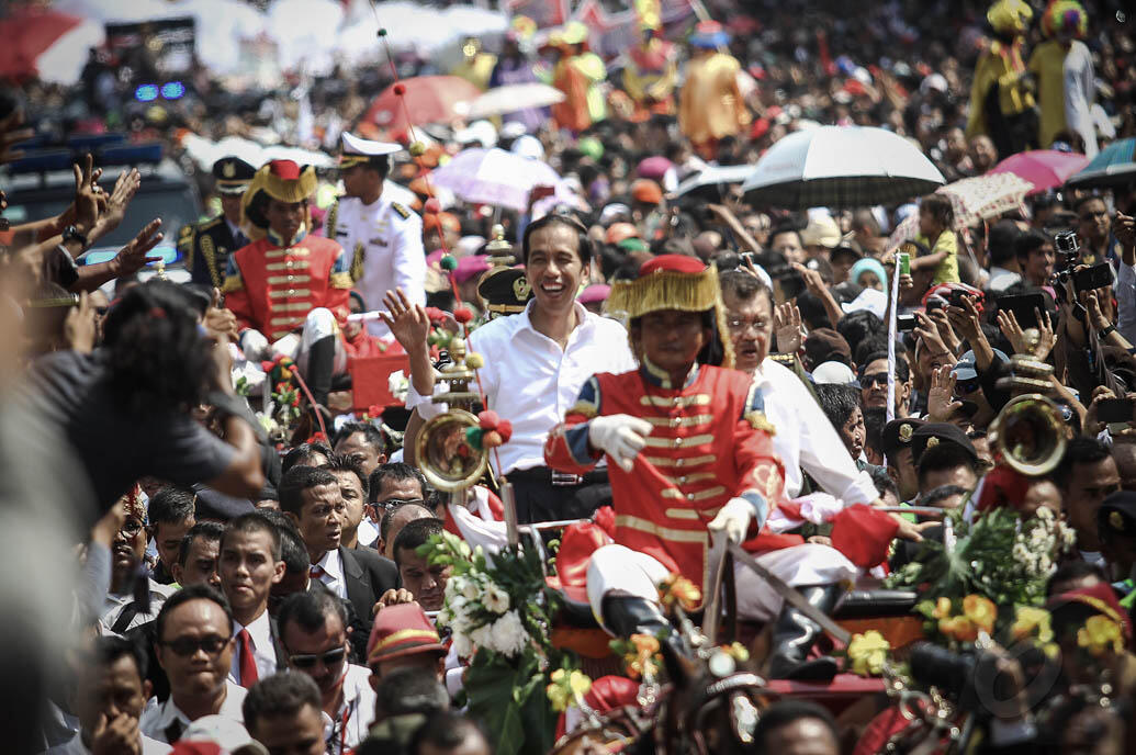 FOTO: Sejarah Baru! Syukuran Rakyat Menyambut Presiden Jokowi