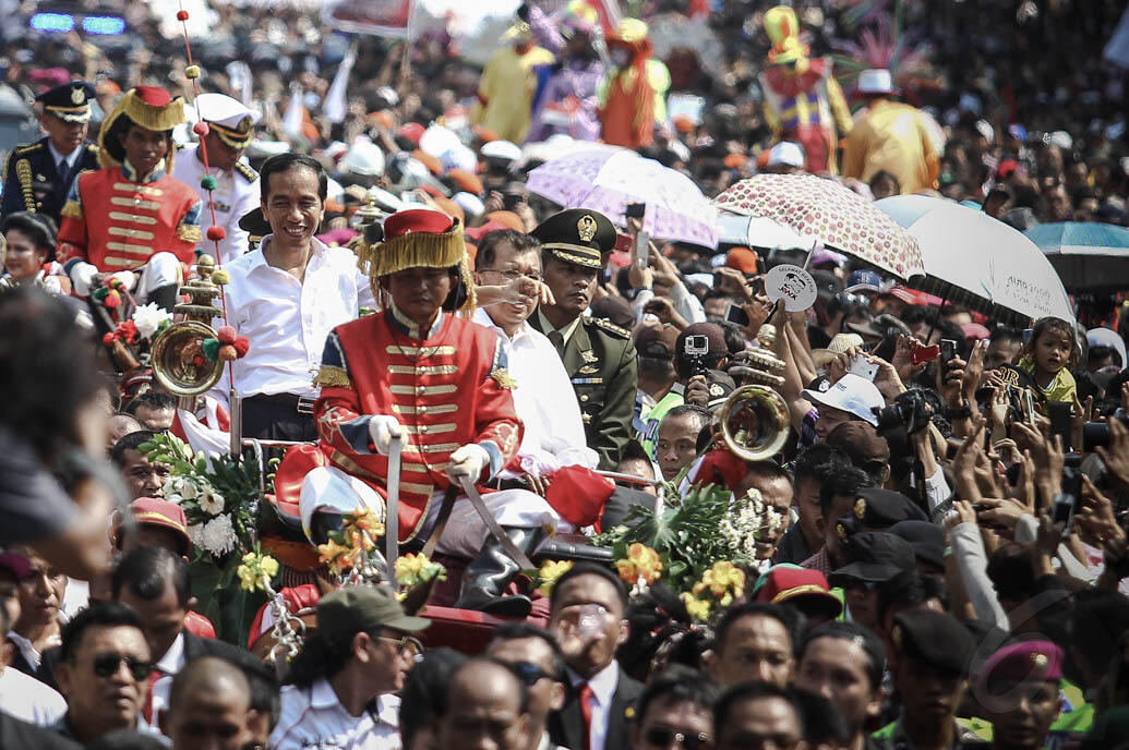 FOTO: Sejarah Baru! Syukuran Rakyat Menyambut Presiden Jokowi