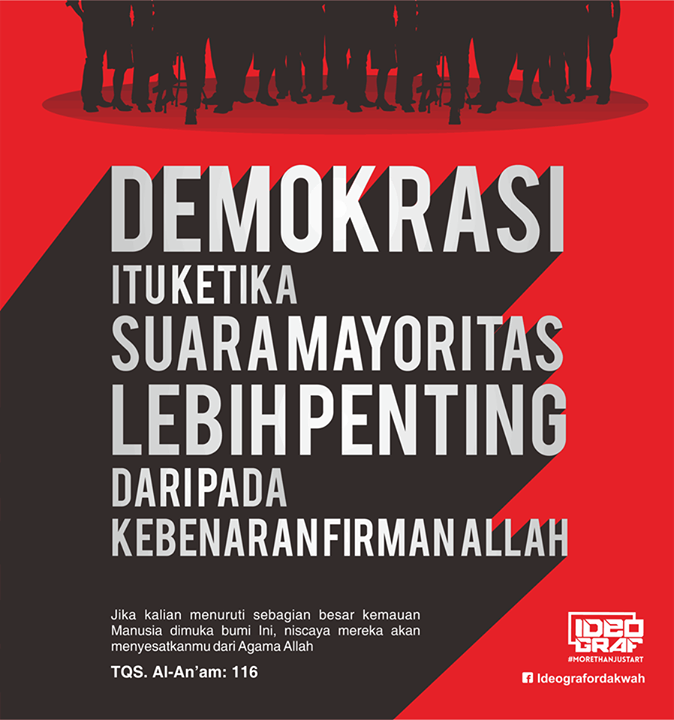 fakta: demokrasi tidak sesuai dengan islam