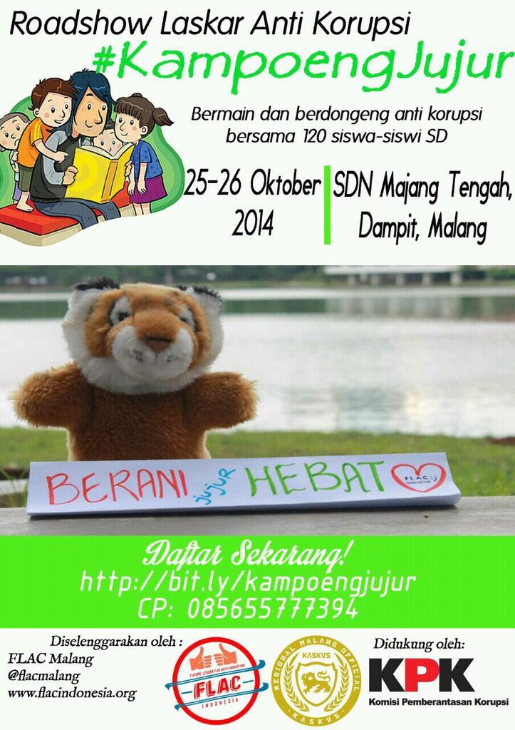 ۩۞۩ &#91;INVITATION&#93; Roadshow Laskar Anti Korupsi with &#91;K&#93; Reg.Malang, FLAC & CAFE ۩۞۩