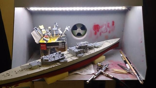 Home Made Spray Booth Model Kit