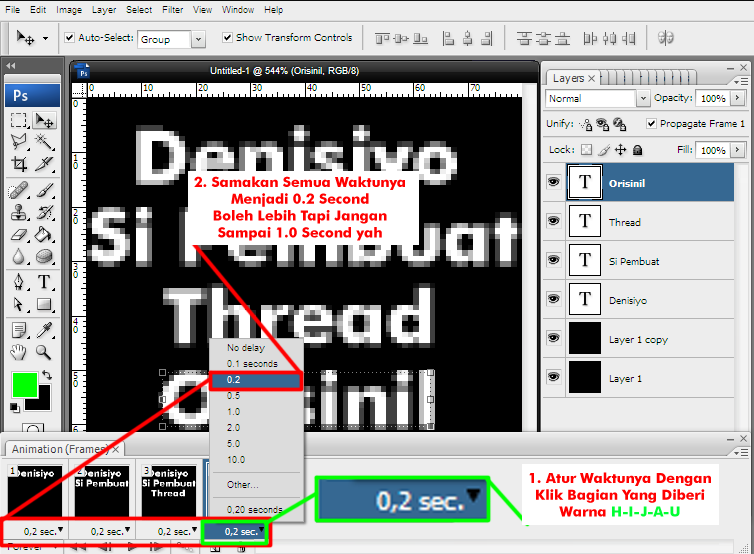 Tutorial Belajar Bikin Animasi Text Untuk DP BBM Yuk Gan!!! ( HOT kreatifity )