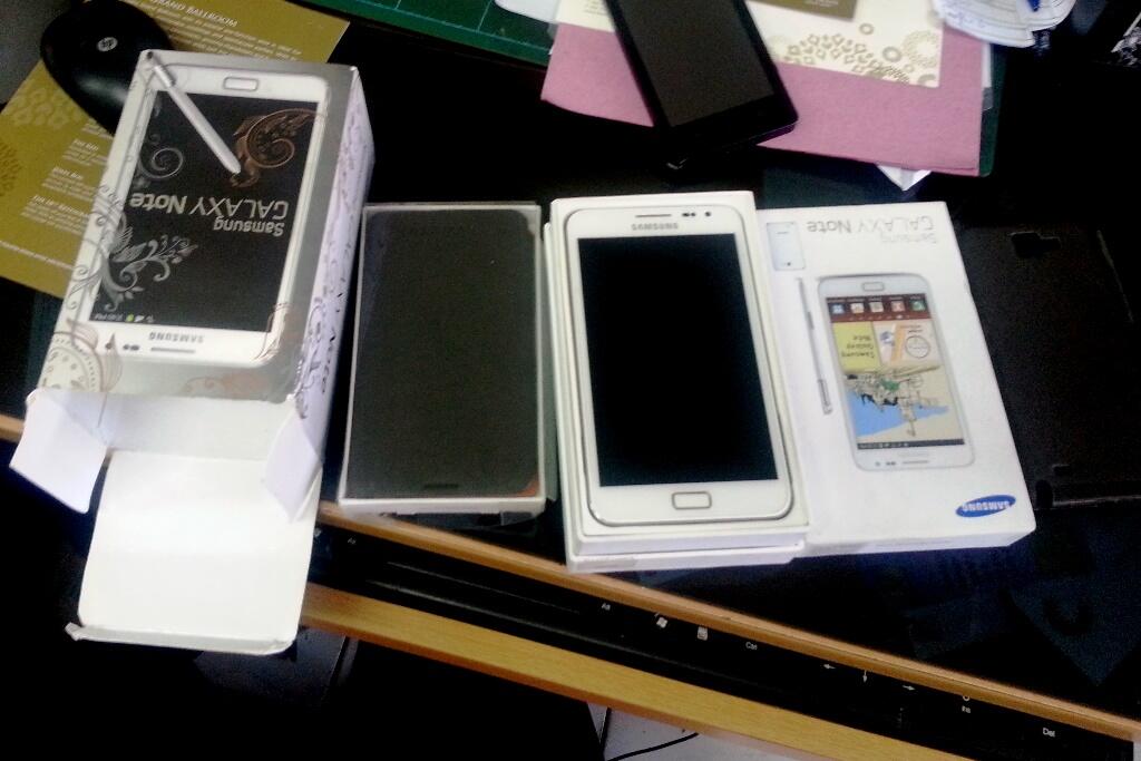 Galaxy Note 1 N700 White Fullset Mulus SEIN
