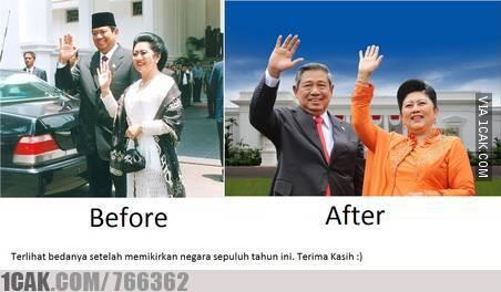 Meme Turunnya jabatan pak SBY 