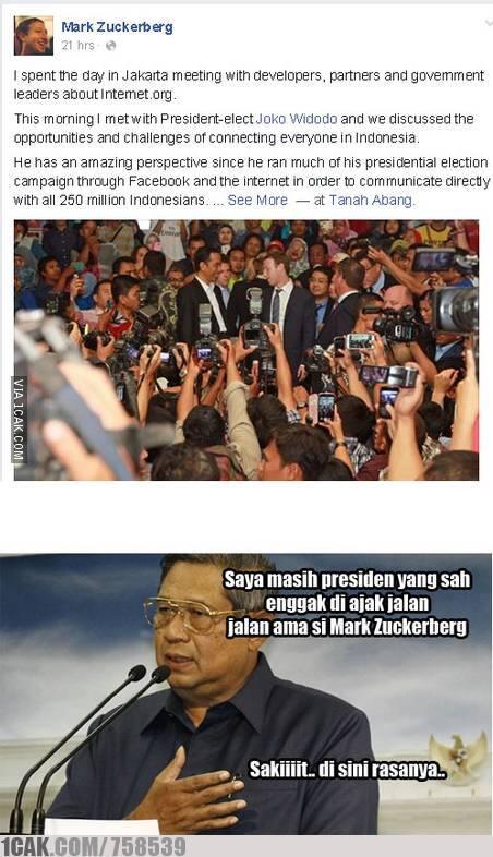 Meme Turunnya jabatan pak SBY 