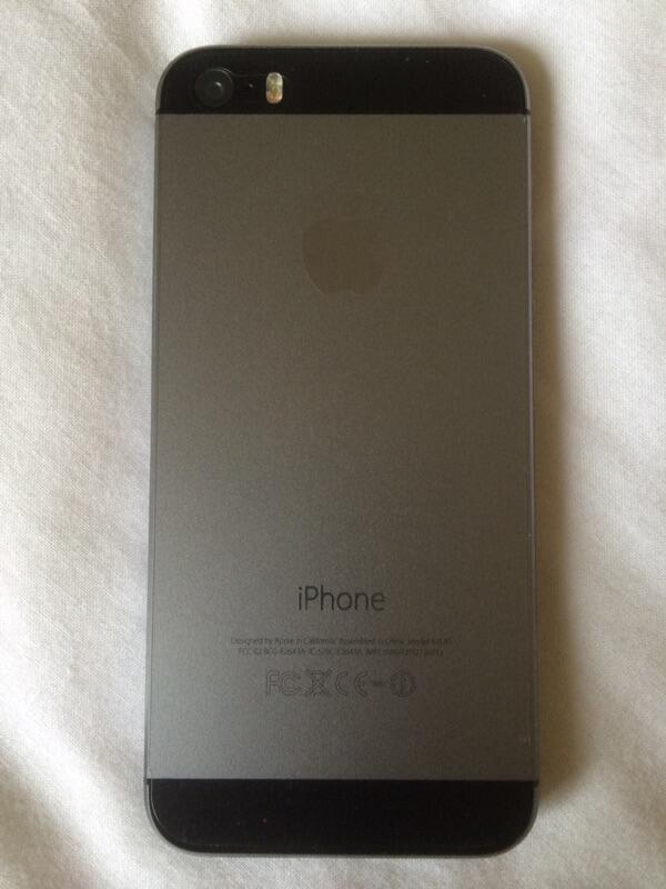 Iphone 5s space grey 16 gb second