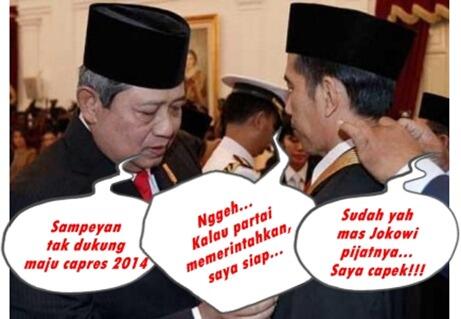 SBY Colek Presiden Jokowi untuk Beri Hormat