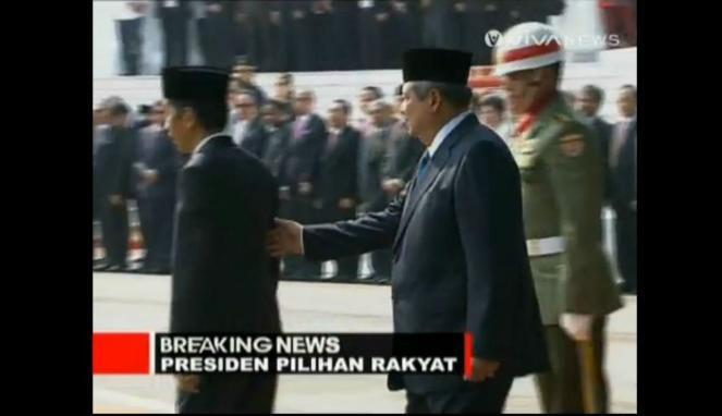 SBY Colek Presiden Jokowi untuk Beri Hormat