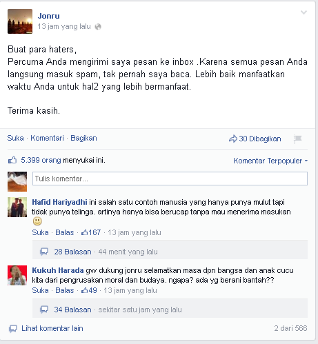 surat terbuka buat bang jonru ginting (curhatan hati)