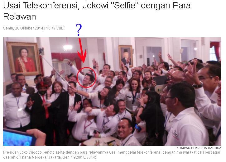 &#91;Admin included ?&#93;Usai Telekonferensi, Jokowi &quot;Selfie&quot; dengan Para Relawan